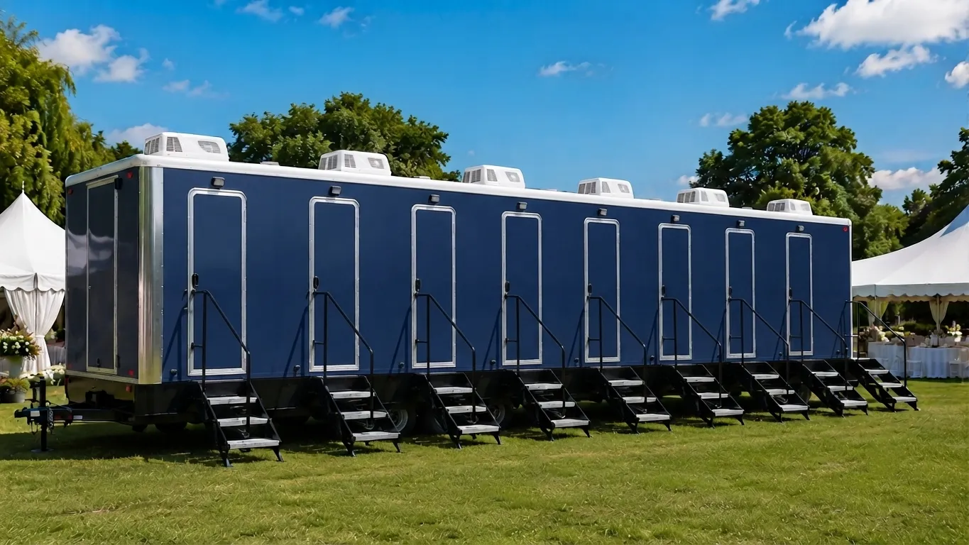 8 Stall Restroom Trailer in Kennewick, WA