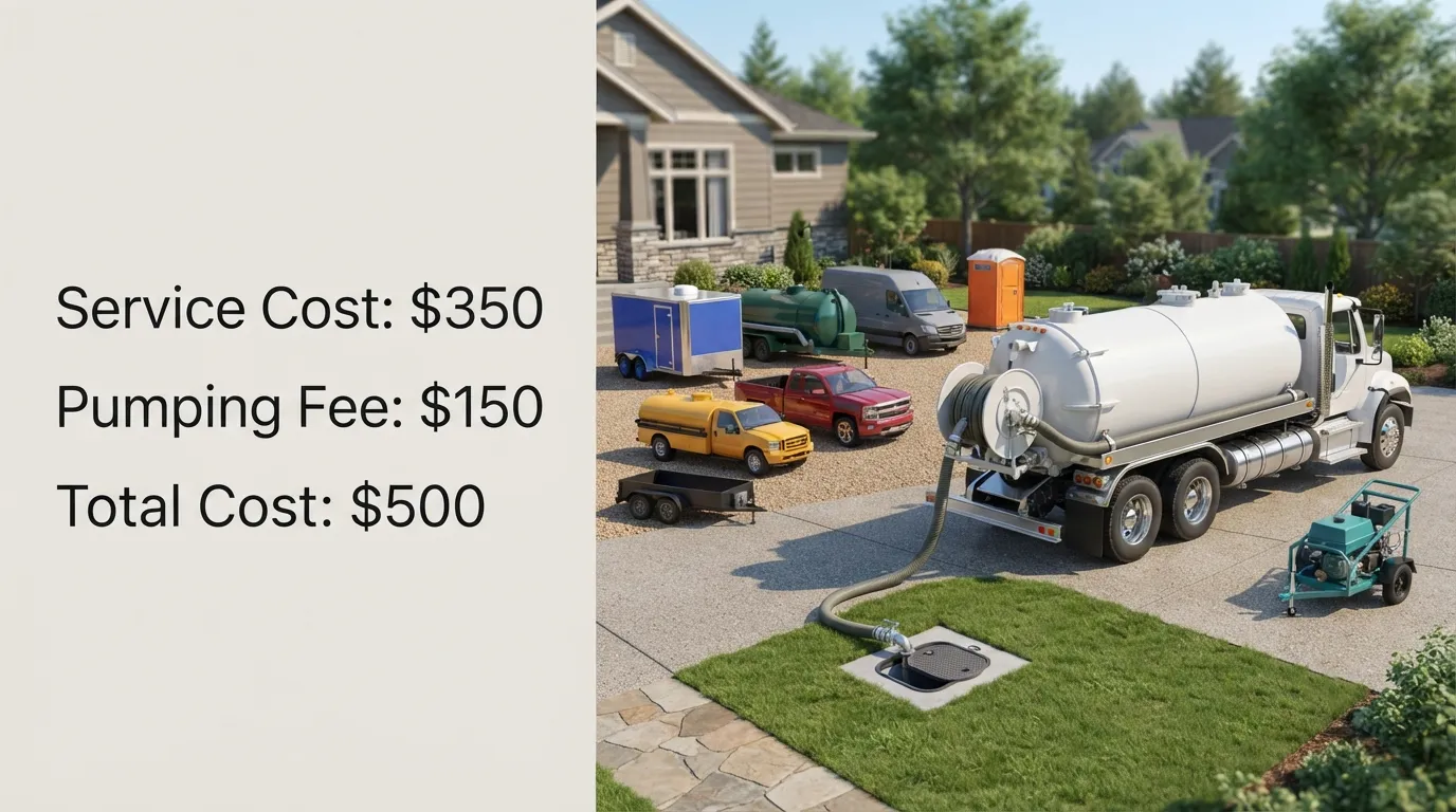 Septic Tank Pumping Cost in Kennewick, WA